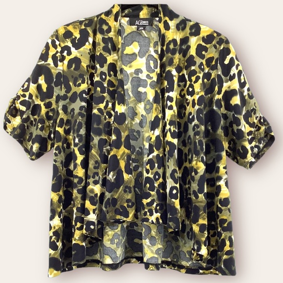 AGB OPEN LEOPARD CARDIGAN - Picture 10 of 10